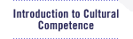 Introduction to Cultural Competence