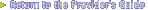 Return to the Provider's Guide